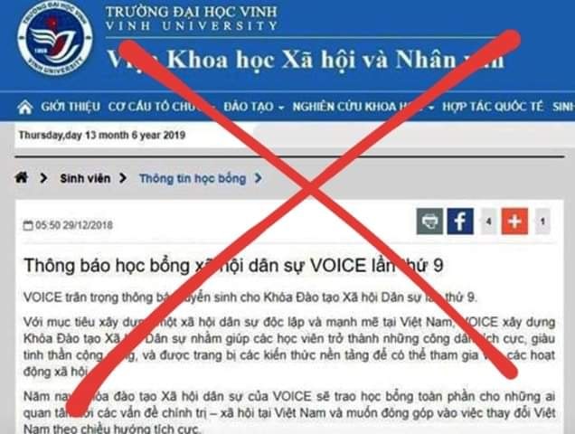 Gửi về trường đại học Vinh!