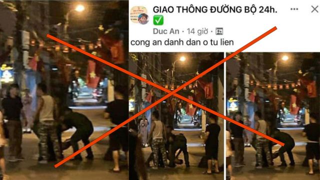 Hà Nội: Bác bỏ thông tin Công an phường Tứ Liên đánh người