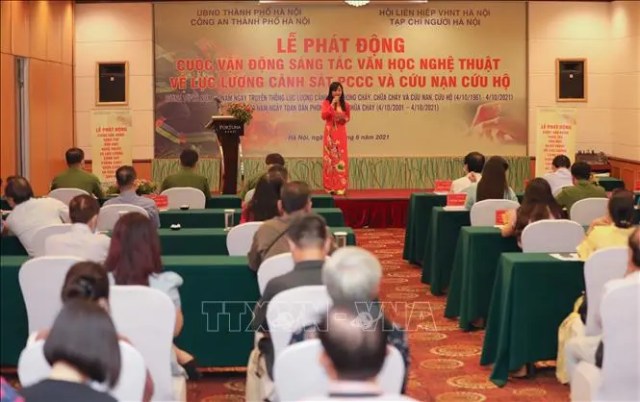 Hà Nội phát động sáng tác về lực lượng Cảnh sát Phòng cháy, chữa cháy và cứu nạn, cứu hộ