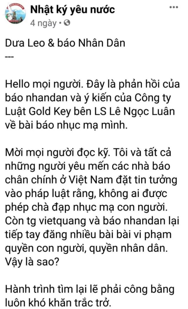 Hài độc thoại kệch cỡm của kẻ ‘vừa ăn cắp vừa la làng’