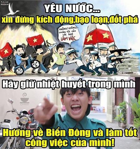 Hãy thể hiện lòng yêu nước bằng ‘trái tim nóng’ và ‘cái đầu lạnh’