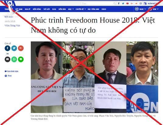 “Hết võ” Freedom House quay ra xuyên tạc “tự do Internet ở Việt Nam”