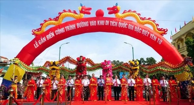 Hoàn thành công trình đường vào Khu di tích quốc gia đặc biệt Yên Tử