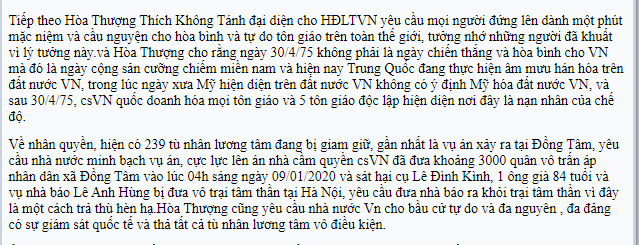 “Hội đồng liên tôn” – những kẻ không muốn đất nước được bình an