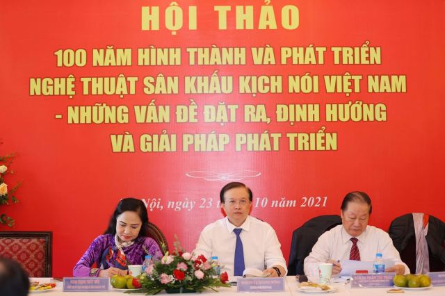 Hội thảo 100 năm hình thành và phát triển nghệ thuật sân khấu kịch nói Việt Nam