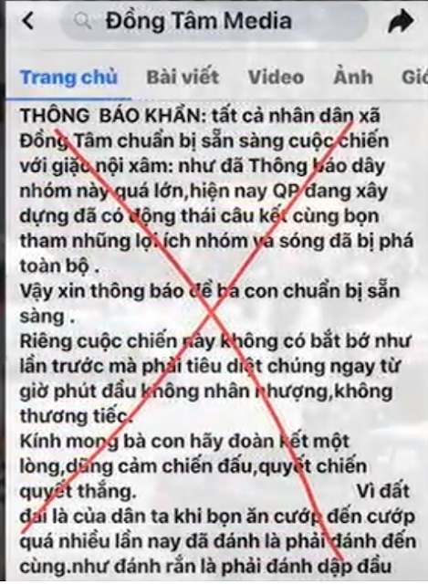 Hôm nay, 14/1/2020: Bộ Công an thông tin chi tiết vụ Đồng Tâm