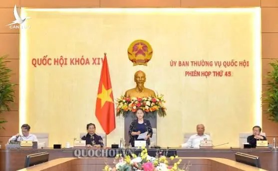 Hôm nay, Ủy ban Thường vụ Quốc hội khai mạc phiên họp thứ 45