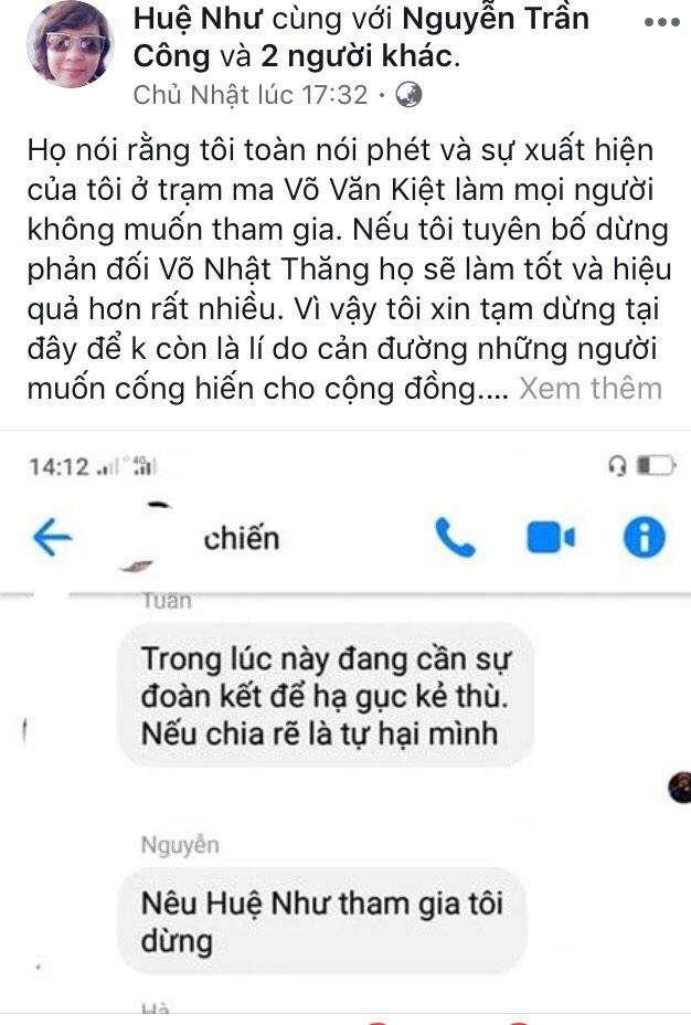 Huệ Như và tuyên bố dừng cuộc chơi "đánh BOT"