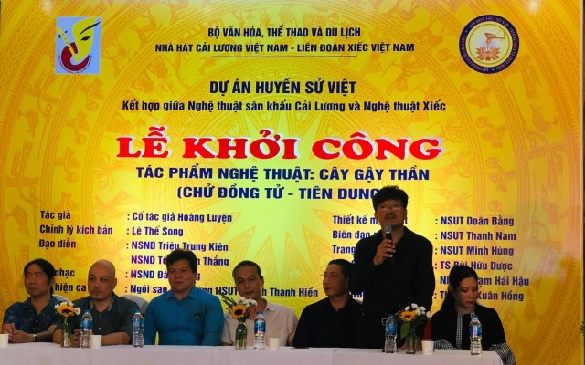 Kết hợp nghệ thuật xiếc và cải lương trong vở diễn 'Cây gậy thần'