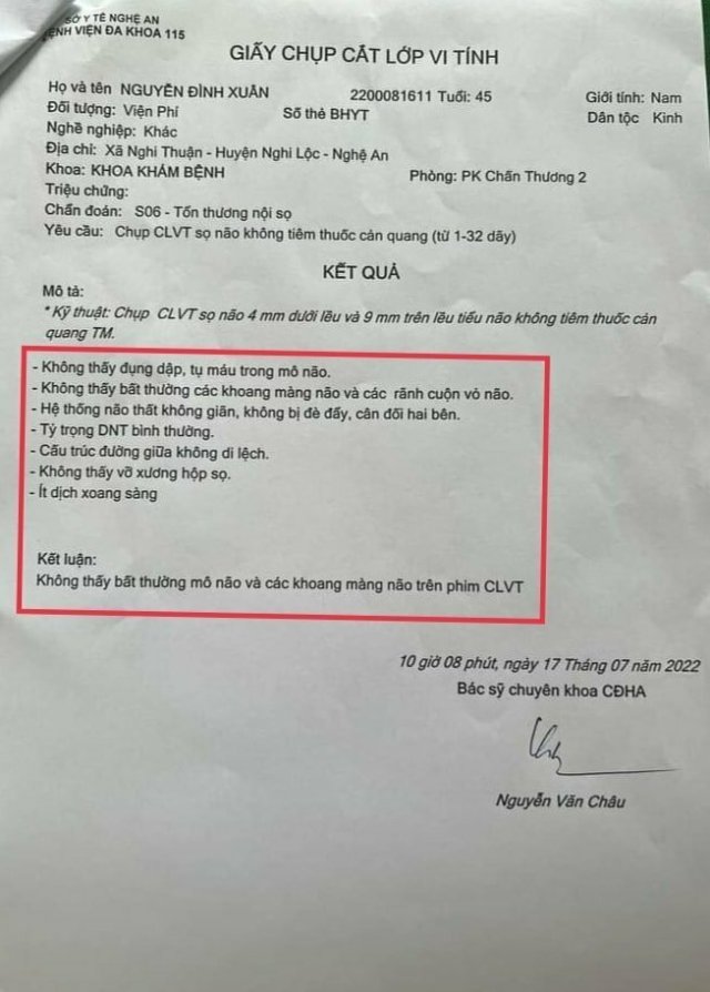 Kết luận của bác sĩ - Cú tát trời giáng vào mặt Lm Nguyễn Đình Thục