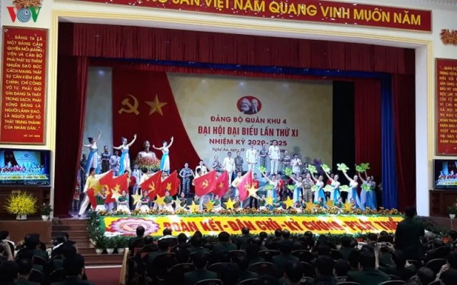 Khai mạc Đại hội Đại biểu Đảng bộ Quân khu 4 lần thứ XI