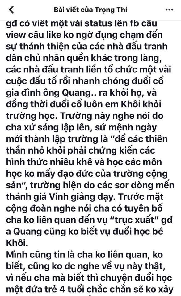 Khi “Đức tin tha hóa”: LM Đinh Văn Minh đối xử với con chiên của mình như cường hào, ác bá thời phong kiến