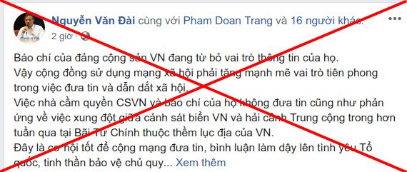 Khi những kẻ phản quốc lên giọng yêu nước