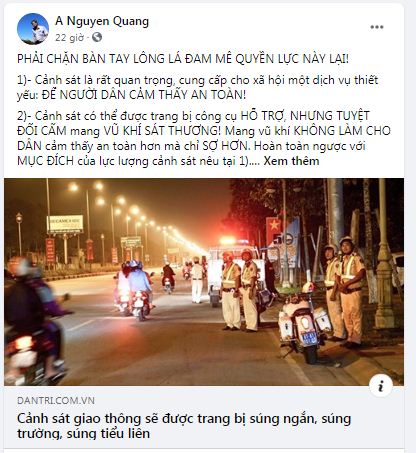 Khi TS Nguyễn Quang A bất an