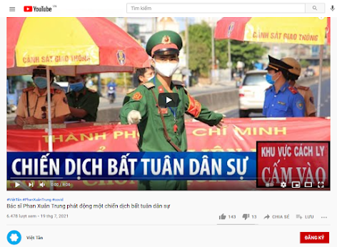 Khôi hài Tuấn Khanh dán mác “bất tuân dân sự” cho bác sĩ Phan Xuân Trung