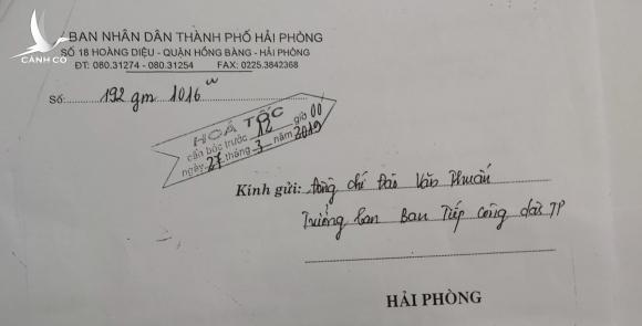 Không thể ‘đùng 1 cái’ cho Trưởng ban tiếp dân Hải Phòng thôi chức