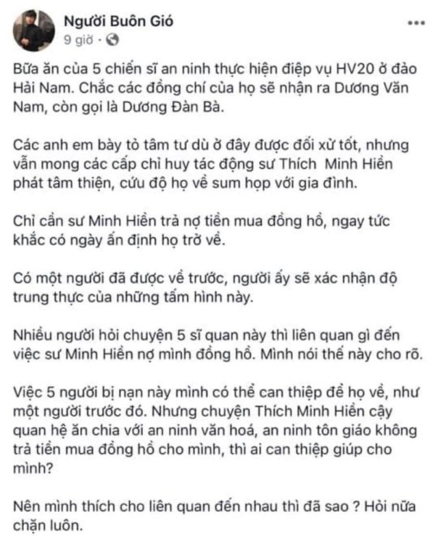 Lái gió Bùi Thanh Hiếu lại bầy trò cóc nhái