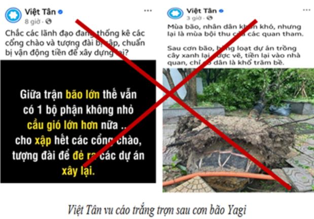 Lại là chiêu trò lấy việc khắc phục hậu quả cơn bão Yagi để chèo lái định hướng sai lệch công tác khắc phục hậu quả thiên tai của Đảng ta