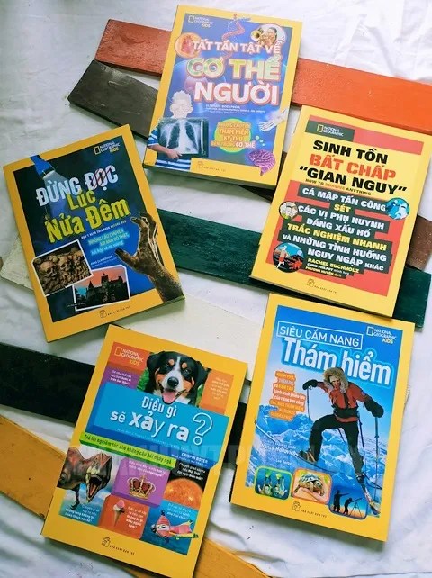 Lần đầu ra mắt bản tiếng Việt của bộ sách nổi tiếng thế giới 'National Geographic Kids'