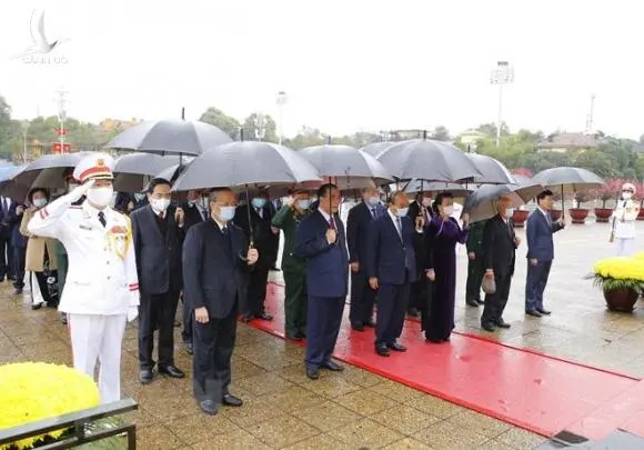 Lãnh đạo Đảng, Nhà nước thành kính tưởng nhớ Chủ tịch Hồ Chí Minh