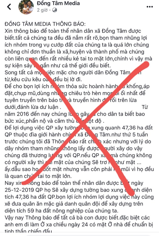 Lê Đình Công cầm đầu nhóm công dân kích động bạo lực