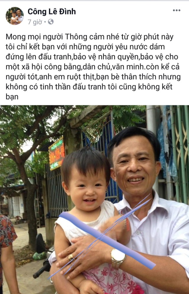 Lê Đình Công tuyên bố bỏ anh em, họ hàng