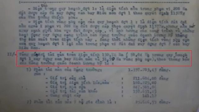 Lê Đình Kình đưa ra con số 59ha đất Đồng Tâm không thuộc sân bay Miếu Môn từ đâu ?!