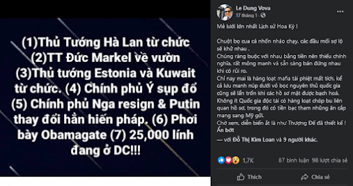 Lê Dũng Vova: truyền thông độc lập hay chợ buôn tin giả?