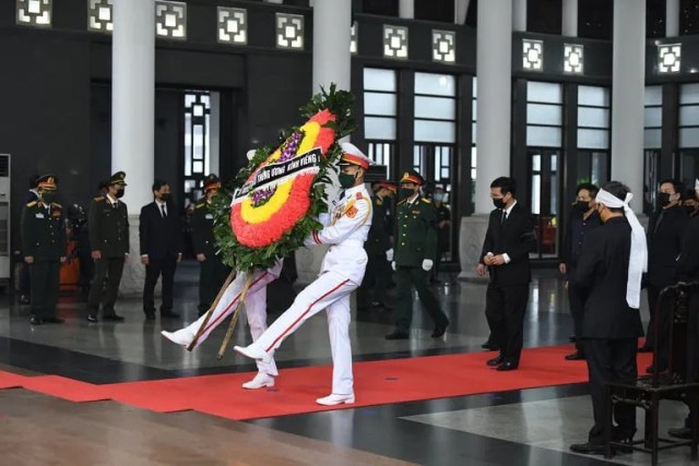 Lễ viếng nguyên Tổng Bí thư Lê Khả Phiêu