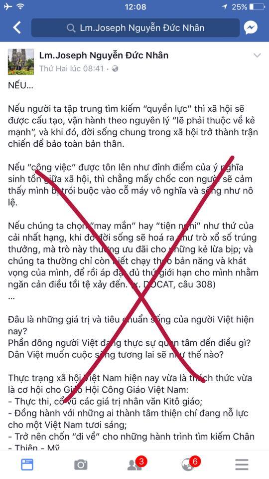 Linh mục Nguyễn Đức Nhân “vì môi trường” hay vì tiền để phá hoại hòa bình