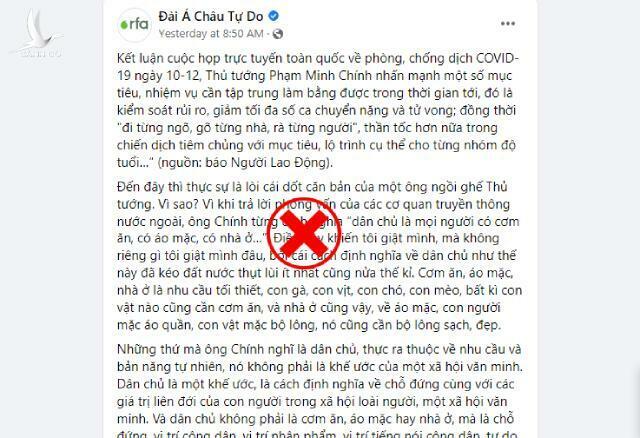 Lo cho tính mạng người dân là xâm phạm “dân chủ” sao?