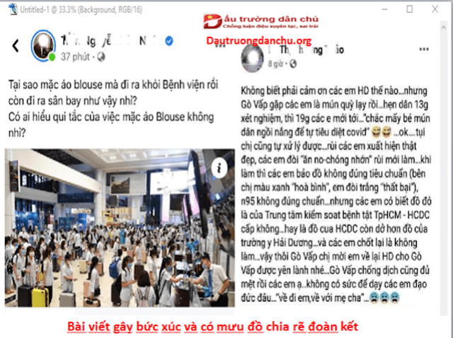 Lợi dụng vụ đoàn ‘sinh viên Hải Dương’ giúp Thành phố Hồ Chí Minh chống dịch để gây chia rẽ đoàn kết