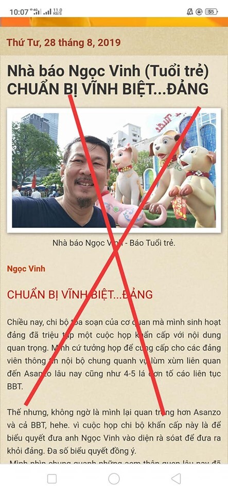 Loại đảng viên biến chất thì mời ...cút