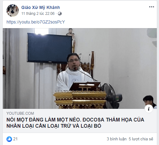 Lợi dụng đại dịch Corona để chống phá Nhà nước! Số cực đoan trong Công giáo đã hiện rõ nguyên hình ác quỷ