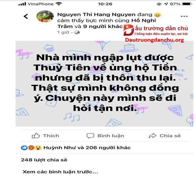 Lợi dụng thông tin 'thôn thu lại tiền ca sĩ Thủy Tiên vừa phát ở xã Cảnh Hóa' để bôi đen chính quyền