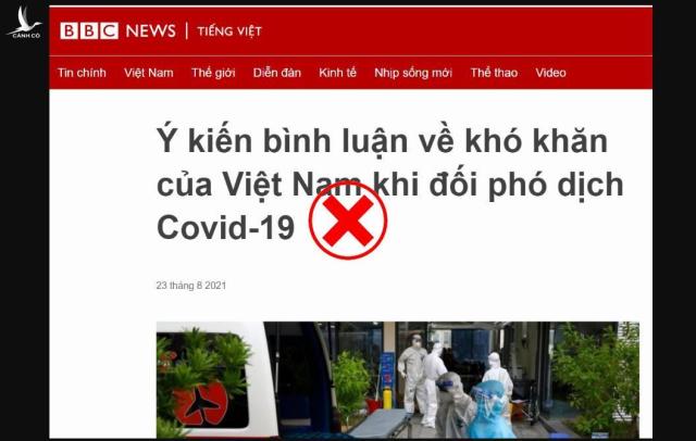 Luận điệu xảo trá của BBC về tình hình chống dịch của TP.HCM