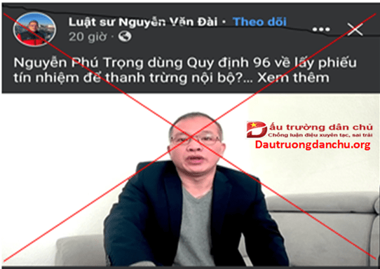 Luận điệu xuyên tạc không mới của Nguyễn Văn Đài