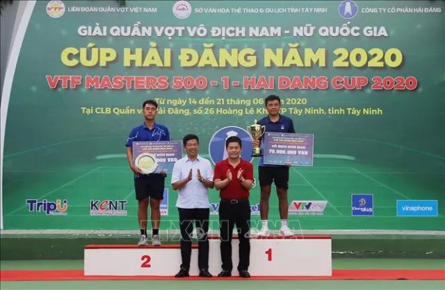 Lý Hoàng Nam đăng quang Giải quần vợt VTF Masters 500-1 Hai Dang Cup 2020