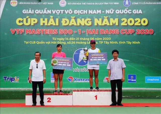 Lý Hoàng Nam đăng quang Giải quần vợt VTF Masters 500-1 Hai Dang Cup 2020