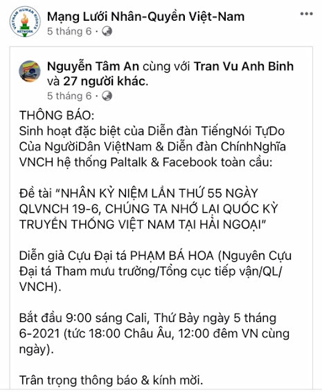 Mạng lưới Nhân quyền Việt Nam đang rệu rã như thế nào?