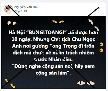 Miệng lưỡi diều hâu của Nguyễn Văn Đài - kẻ “bán trời trời không văn tự”