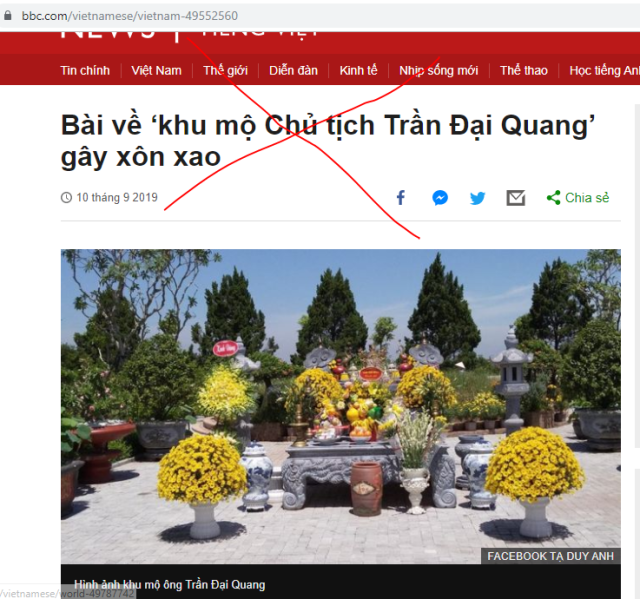 Mộ cố Chủ tịch nước Trần Đại Quang có “làm lãng phí tiền thuế” không?