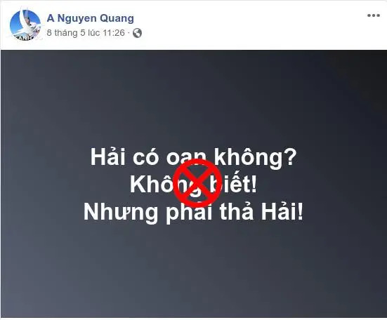 Mưu đồ ẩn giấu sau thủ đoạn mượn vụ Hồ Duy Hải để công kích chánh án Nguyễn Hòa Bình 