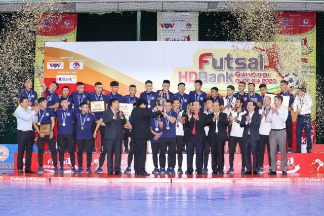 Giải Futsal HDBank vô địch quốc gia 2020: Kết thúc thành công cùng lực lượng cầu thủ trẻ