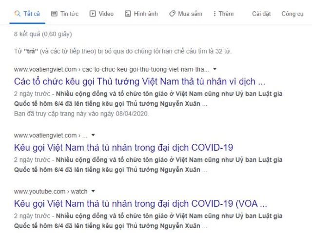 Nếu hoạt động thuần túy, sẽ không ai kết tội các “tù nhân lương tâm”!