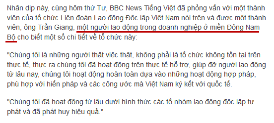 Nghiệp đoàn Độc lập Việt Nam: không có điều lệ, lãnh đạo ẩn danh