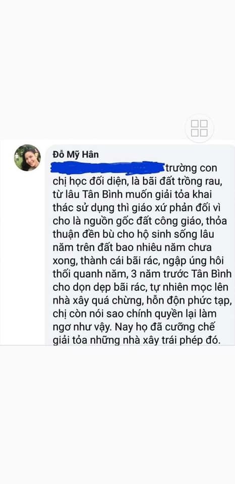 Người dân ủng hộ cưỡng chế giải tỏa Vườn Rau Lộc Hưng bị đám zân chủ khủng bố