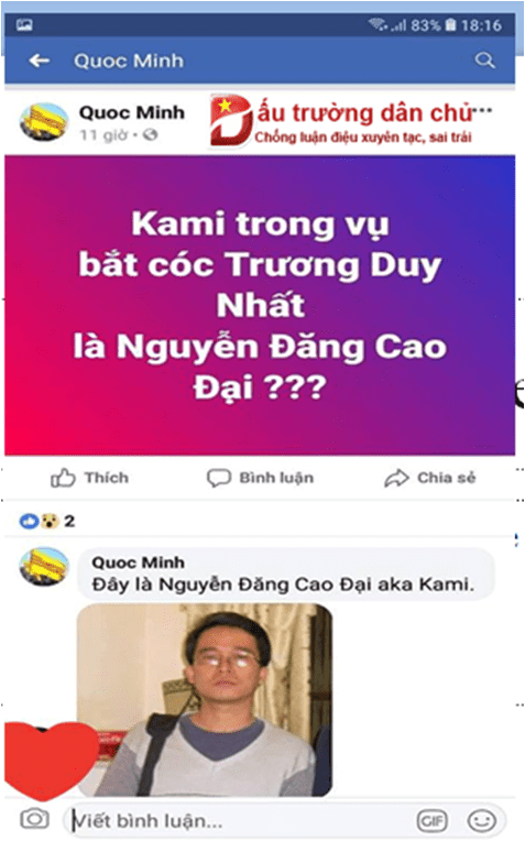 Nguyen FrJoseph Thien V dọa sẽ công khai 'việc làm mờ ám' của Bùi Thanh Hiếu ở Thái Lan