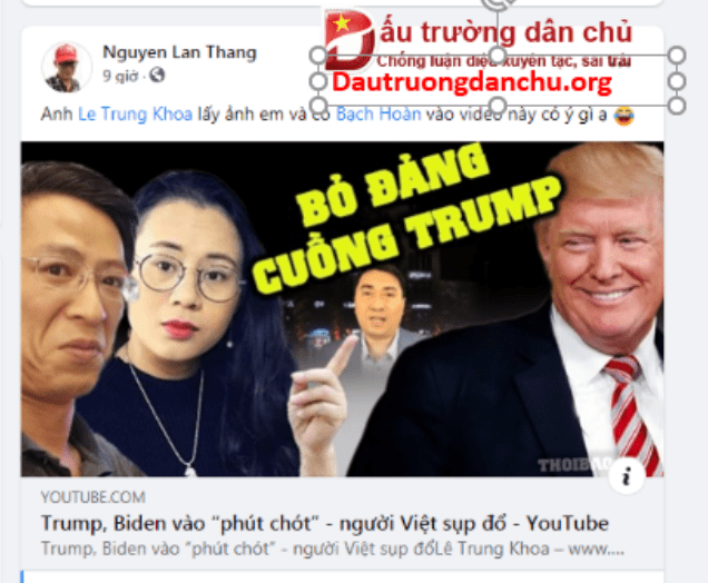 Nguyễn Lân Thắng cay đắng khi bị Lê Trung Khoa sỉ nhục