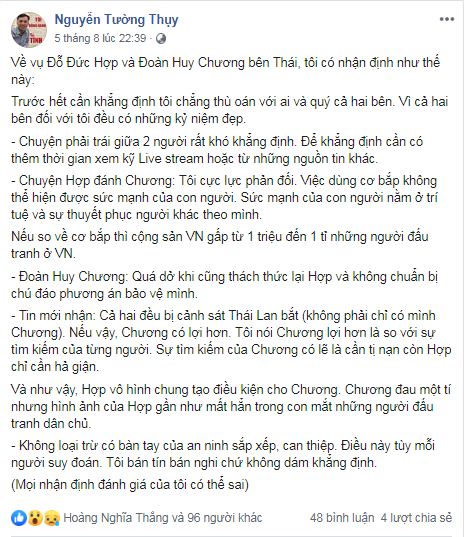 Nguyễn Tường Thuỵ làm khó Đoàn Huy Chương?